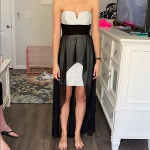 Hailey Logan High low gown